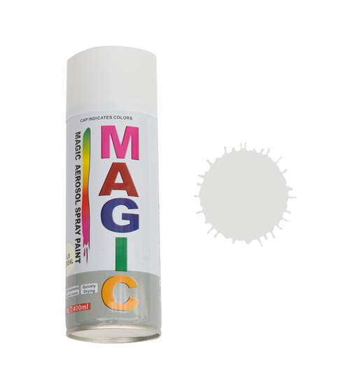 Spray vopsea MAGIC Alb Boreal , 400 ml. Kft Auto
