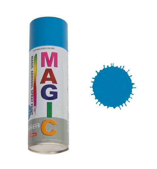 Spray vopsea MAGIC Albastru 650 , 400 ml. Kft Auto