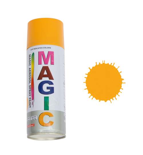 Spray vopsea MAGIC Galben sport , 400 ml. Kft Auto
