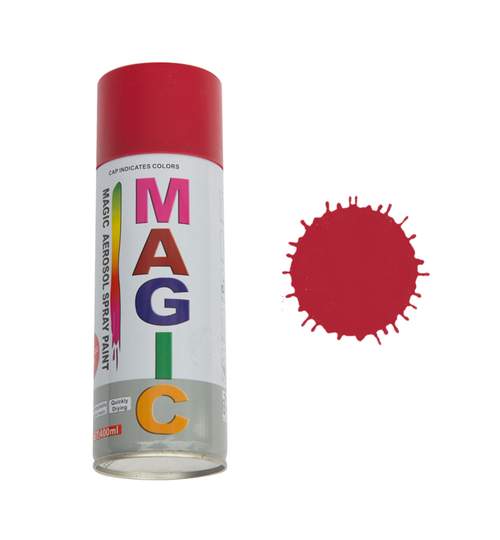 Spray vopsea MAGIC Rosu 270 , 400 ml. Kft Auto