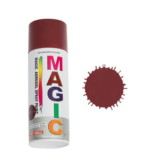 Spray vopsea MAGIC Rosu 280 , 400 ml. Kft Auto