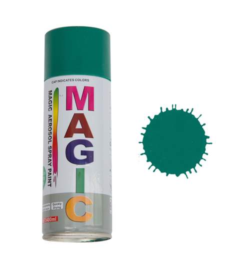 Spray vopsea MAGIC Verde 6016 , 400 ml. Kft Auto