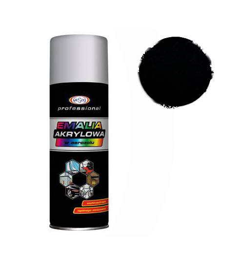 Spray vopsea Negru RAL 9005 400ML Wesco Kft Auto