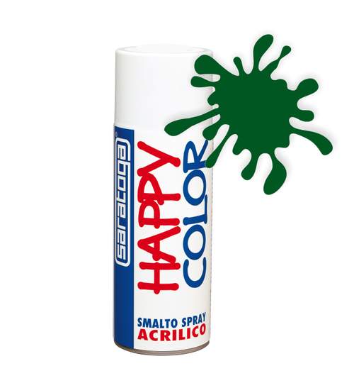 Spray vopsea Verde Padure HappyColor Acrilic, 400ml Kft Auto