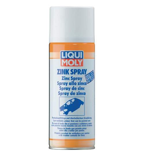 Spray zinc Liqui Moly, pentru protectie impotriva coroziunii, rezistenta temperatura 500 °C Kft Auto