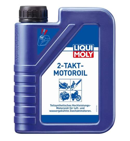 Ulei  Liqui Moly Takt - Motoroil 2T , ulei universal sintetic 2 timpi, pentru drujbe, masini taiat iarba, motociclete, API TC Liqui Moly 1L Kft Auto