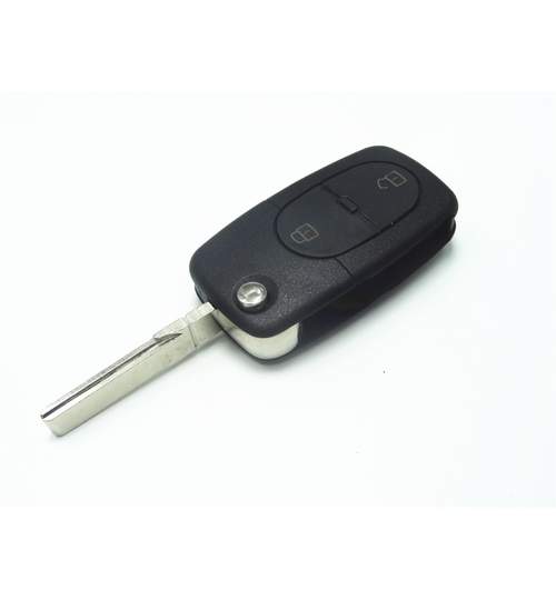 Carcasa cheie auto briceag cu 2 butoane AU-111, compatibil Audi AllCars