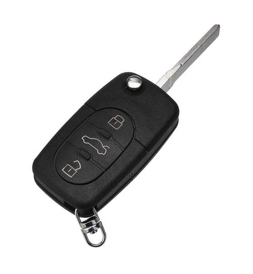 Carcasa cheie auto briceag cu 3 butoane AU-118, compatibil Audi AllCars
