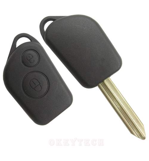 Carcasa cheie auto cu 2 butoane CI-119, compatibil Citroen AllCars