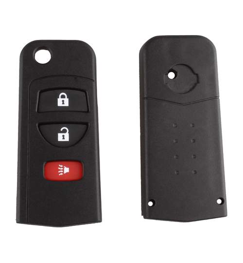 Carcasa cheie auto cu 2 + 1 butoane pentru transformat NI-126, compatibil Nissan AllCars