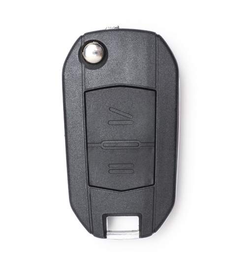 Carcasa cheie auto cu 2 butoane si Lamela canelura pe dreapta pentru transformat, compatibil Opel OP-138 AllCars