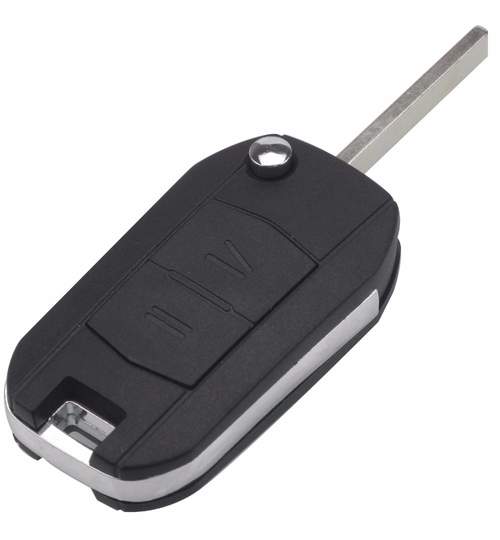 Carcasa cheie auto cu 2 butoane si Lamela HU100 pentru transformat, compatibil Opel OP-139 AllCars