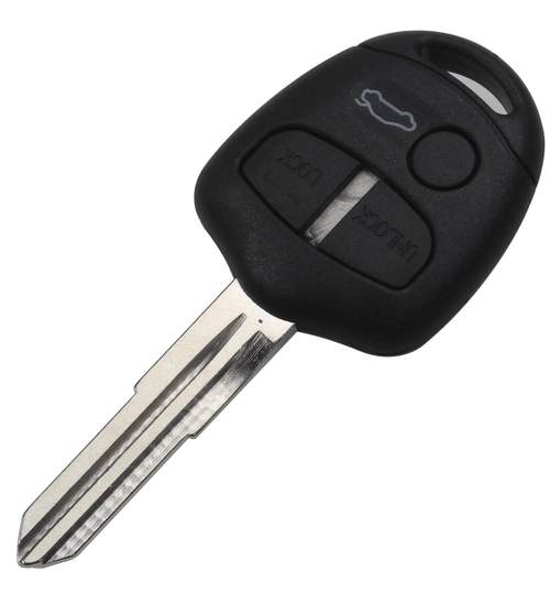 Carcasa cheie auto cu 3 butoane si lamela canelura pe partea stanga MI-112, compatibil Mitsubishi AllCars