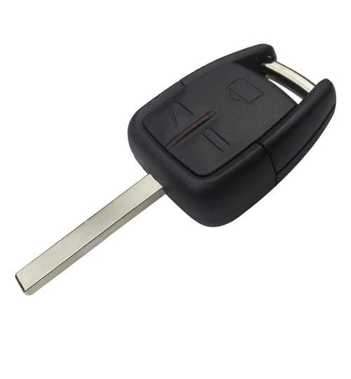 Carcasa cheie auto cu 3 butoane si Lamela HU100, compatibil Opel OP-116 AllCars