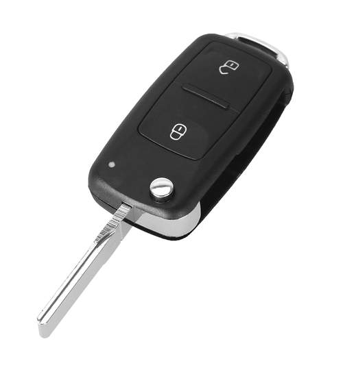 Carcasa cheie auto briceag cu 2 butoane, compatibila Volkswagen, Seat, Skoda VW-127 AllCars