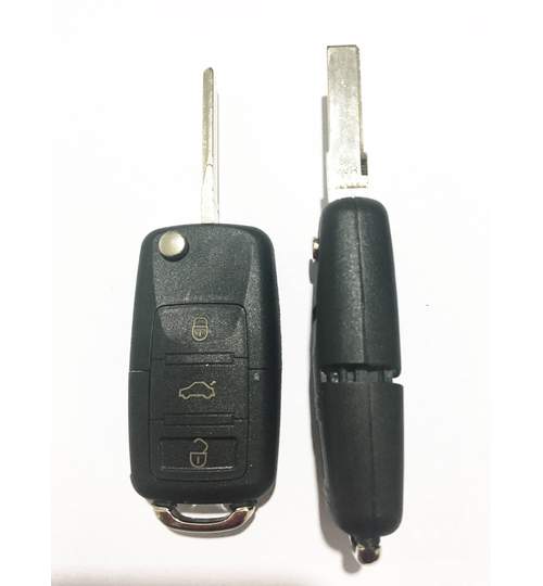 Carcasa cheie auto briceag cu 3 butoane, compatibila Seat SE-105 AllCars