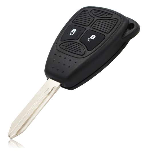 Carcasa cheie auto cu 2 butoane mici CRY-113, compatibila Chrysler AllCars