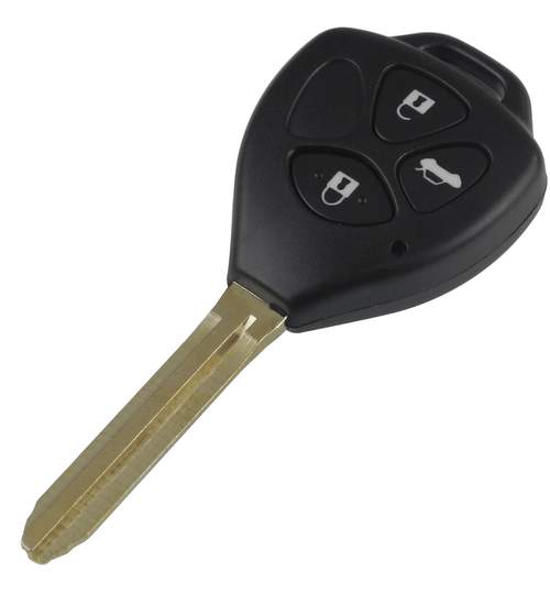 Carcasa cheie auto cu 3 butoane, compatibila Toyota TO-112 AllCars