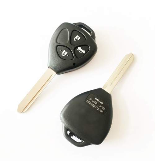 Carcasa cheie auto cu 3 butoane, lamela TOY47, compatibila Toyota TO-113 AllCars