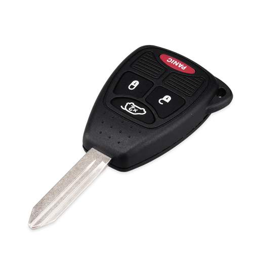 Carcasa cheie auto cu 3 butoane mici + buton panica CRY-115, compatibila Chrysler AllCars