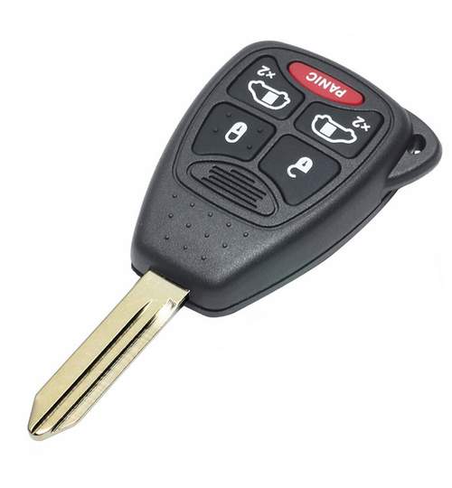 Carcasa cheie auto cu 4 + 1 butoane CRY-103, compatibila Chrysler AllCars