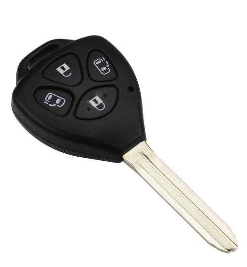 Carcasa cheie auto cu 4 butoane, compatibila Toyota TO-116 AllCars
