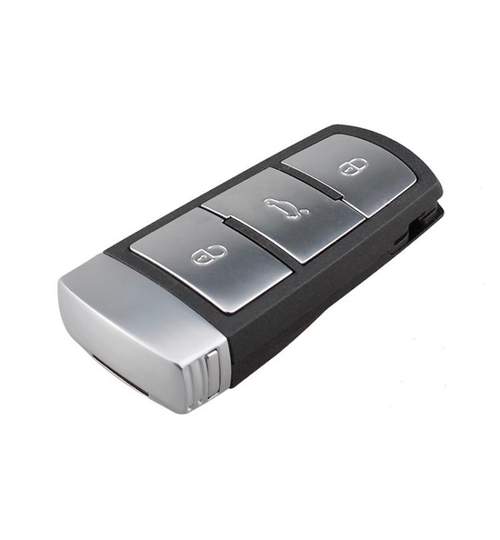 Carcasa Smart cheie auto cu 3 butoane, compatibila Volkswagen VW-128 AllCars