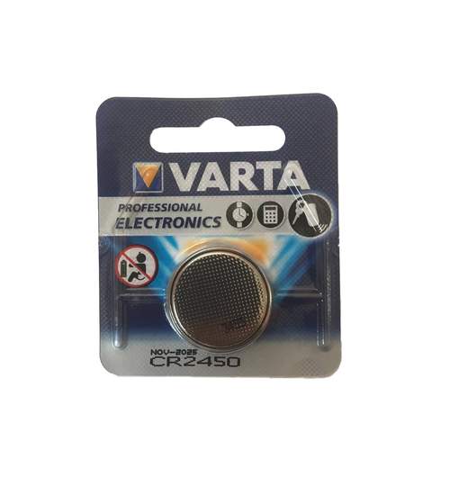 Baterie 3V CR 2450 pentru telecomanda auto, VARTA LITHIUM AllCars