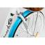 Bicicleta de Oras MalTrack Blue Mare, Roti 26 Inch, Cos Cumparaturi si Motive Florale