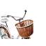 Bicicleta de Oras MalTrack White Caffe, Roti 26 Inch, Cos Cumparaturi si Motive Florale