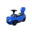 Masinuta pentru Plimbat Copii 3-in-1 cu Maner, Volan si Protectie Anti-Cadere, Model Mercedes, Culoare Albastru