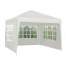Cort pavilion pentru curte, gradina sau evenimente, pereti laterali cu ferestre, dimensiuni 3x3m, culoare Alb