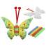 Jucarie Fluture lavabil de colorat + set de 4 carioci colorate
