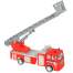 Masina de pompieri - autospeciala cu scara extensibila rotativa 360 grade, culoare Rosu-Gri
