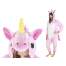 Costum Unicorn cu gluga pentru carnaval sau petreceri, marime M, culoare Roz