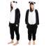 Costum Urs Panda cu gluga pentru carnaval sau petreceri, marime M, culoare Alb – Negru