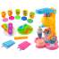 Set aparat de preparat inghetata pentru copii, multicolor, dimensiuni 18,5x16 cm