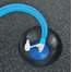 Set minge fitness tip Bosu pentru echilibru cu manere corzi elastice si pompa, culoare Albastru