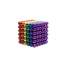Joc Puzzle Antistres NeoCube cu 216 Bile Magnetice Multicolore, Diametru 5mm