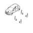 Aparatori noroi dedicate Chevrolet Aveo Sedan 2012-> ( MG18 - SPATE ) ManiaCars