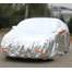 Prelata auto Daihatsu Charade, impermeabila, anti-umezeala si anti-zgariere cu fermoar si dungi reflectorizante, culoare gri