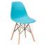 Set 2 scaune moderne pentru living sau bucatarie Milano, 120kg, albastru, set 2 bucati