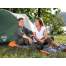Sac de Dormit tip Mumie cu Gluga pentru Camping si Drumetii, 230cm, Culoare Portocaliu