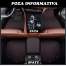 Covorase auto LUX PIELE 5D Skoda Octavia II 2007-2014 ( 5D-036 cusatura rosie ) Mall