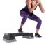 Stepper Aerobic Fitness cu Inaltime Ajustabila 12.5-22cm, Capacitate 350kg, culoare Negru