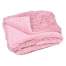 Cuvertura pufoasa de pat, dimensiune 150x200 cm, culoare roz