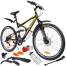 Bicicleta MTB MalTrack Target Yellow/Orange cu 18 Viteze, Amortizor, Roti 26 Inch, Mountain Bike
