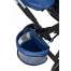Tricicleta cu scaun rotativ, maner parental, copertina, cos depozitare, suport picioare, centura, culoare albastru