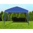 Cort Pavilion Deluxe pliabil pentru Gradina, Curte sau Evenimente, Dimensiuni 3x3m, Culoare Albastru