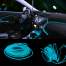 Fir cu neon pentru lumina ambientala auto, lungime 1m, culoare turcoaz